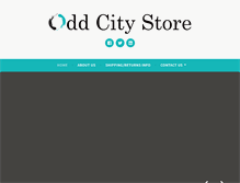 Tablet Screenshot of oddcitystore.com